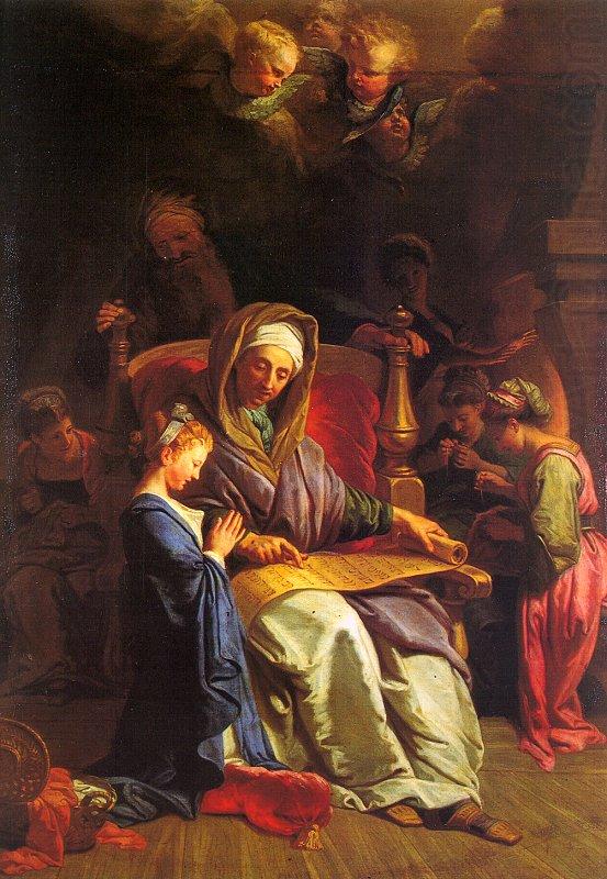 The Education of the Virgin sf, JOUVENET, Jean-Baptiste